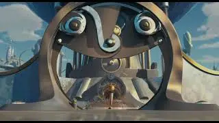 Robots gate scene (but in better quality)