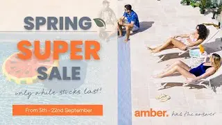 SALE ENDED - Amber Spring SUPER Sale - HUGE savings across our range