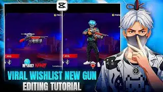 New Gun Wishlist Editing Tutorial🤯like PGL DRKRAI🔥 | Editing Tutorial | #video #freefire 