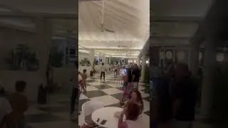 Flash Mod dancing at Grand Sirenis Punta Cana hotel Resort, Dominican Republic. Flash mod YDSMG Vlog
