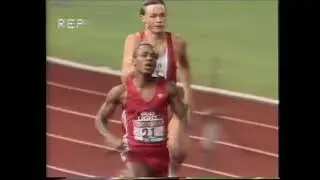 1985 Zurich 200m  20.22  Calvin Smith  21.8.85