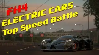 Forza Horizon 4 - All Electric Cars - Top Speed & Acceleration Battle