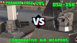 Phalanx Edge CIWS (2x20mm) VS OSU-35K | Room Comparison | Modern Warships