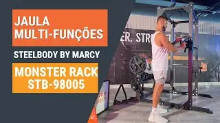 Jaula multi-fun&ccedil;&otilde;es SteelBody by Marcy Monster Rack [STB-98005]