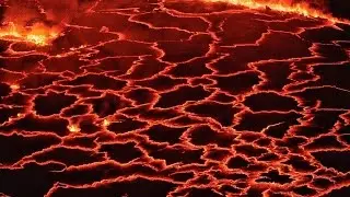Sleeping inside a volcano - Nyiragongo, Africa