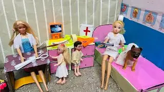 Barbie Dog Accident | Barbie Baby Doll | Meera Ki Kahani | Daily Routine | 🦮🐶😭