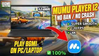 HOW TO PLAY BGMI IN PC/LAPTOP | SHORT GUIDE | NO BAN | SUPER SMOOTH +120FPS  | BGMI 4.3 Update