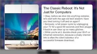 Samsung TV Error Code 202 &ndash; Firmware Update Failed Fix