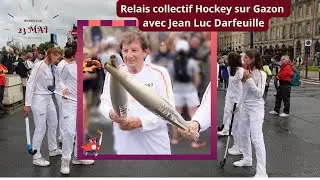 Jean Luc Darfeuille  Relais de la Flamme Olympique Bordeaux - Hockey sur Gazon