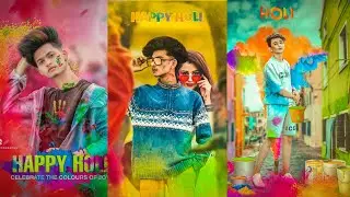 Holi photo editing | PicsArt happy holi | Holi editing 2022 | Happy holi