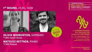 Duo 27: Olivia Warburton & Mateusz Rettner  | HELLO LiedLOVERS