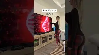 Lazy workout 😂😂this is great at home friendly exercise routine