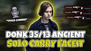 donk Goes Nuclear on Ancient!!! CS2 POV donk (35/13) (ancient) | Counter-Strike 2 Faceit