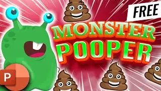 Monster Pooper PowerPoint Game (ESL FOOD) | Best PPT Games