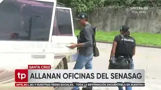 Allanan oficinas del Senasag por empresa involucrada en narcotráfico