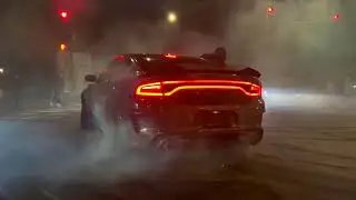 CHICAGO CAR MEETS GET WILD  NONSTOP STREET TAKEOVER FOOTAGE  #sideshow #chicago #carmeet #drift 1
