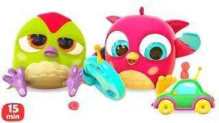 Game Mobil dengan Hop Hop si Burung Hantu. Bangun Lintasan Balap & Main di Garasi Mobil Mainan!