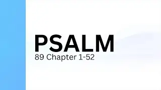 Psalm 89 | Holy Bible - Indian Sign Language Version (ISLV)