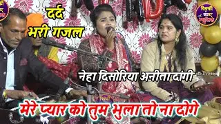मेरे प्यार को तुम भुला तो ना दोगे / दर्द भरी गजल /नेहा दिसोरिया अनीता/ Sad Gazal / Hindi Sad Ghazal 