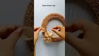 Beautiful Jute Rope Wall Decor Ideas 😍#shorts #youtubeshorts #diy #diycrafts #viral #craft