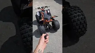 kayo predator 125 oids atv quad with remote shutoff bump shifter efi no carb and speedo