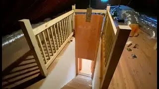 How I built a guard rail around my attic entrance.