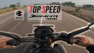 BAJAJ DOMINAR 400 TOP SPEED    AFTER 1ST SERVICE