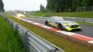 Nurburgring 24H 2016 Pure Sound Mercedes Audi Porsche BMW Lamborhini Bentley