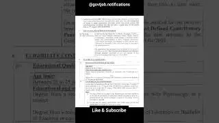 ITBP HC Education & Stress Counselor Online Form 2024 Details #itbp #itbp_official #govtjobs #short