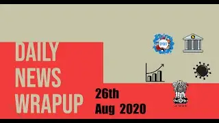 Daily CA in Tamil | 26th Aug 2020 | #CAin15mins | #crispyCA | Banking, General awareness |