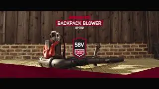 NEW - BP750i 58V Battery Backpack Blower
