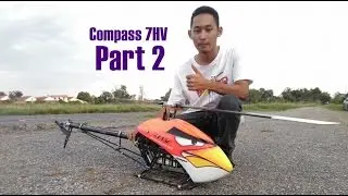 Test Compass 7HV Ultimate at Saraburi RC Flying Club part 2 - Pilot Lotte Chawanagon
