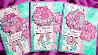 How to Color Flowers in Seconds with Stampin Up Designer Paper!!!