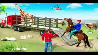 Farm Animal Transport Truck Driving Simulator Games - Mega Game Station