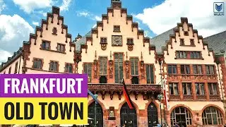 Frankfurt Sightseeing 🇩🇪 NEUE Altstadt - New Old Town & Anonymous protests (Dom R&ouml;mer Quartier)