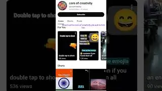 sub to core of creativity and me too:) #coreofcreativity#manmanyum
