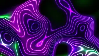 🎬 4K Screensaver &ndash; Psychedelic Neon Fluorescent Lines in Pink and Green | Loop (No Audio)