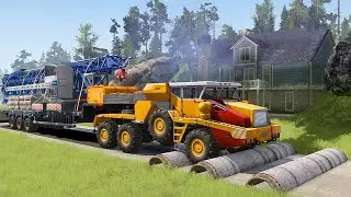 MudRunner Extreme Challenge | Speed Bumps Destroy Trucks! | Ep.96 #MudRunner