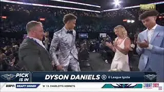 New Orleans Pelicans draft Dyson Daniels with the 8th pick - NBA 2022 draft