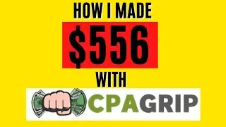 How I made $556 with CPAgrip for FREE *PROOF* | CPA marketing for beginners
