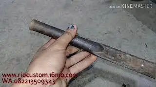 Cara membuat alat press sederhana rangka cb