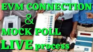 Evm connection & mock poll live training in hindi| Election 2023 BU,CU,VVPAT  कनेक्शन व मॉक  प्रोसेस