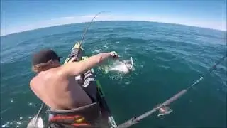 Jigging Heavy Iron for California Yellowtail | Kayak Fishing La Jolla