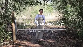 Making a Linen Pinafore / Sewing ASMR / No Music