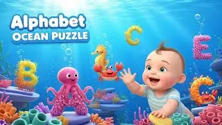 Alphabet Ocean Puzzle 🌊🔤   Learn ABC and Letters for Kids   Preschool Educational Video