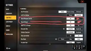 how to switch reloading button and quick weapon switch button 👍🏻