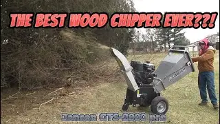 Jansen GTS-2000 pro wood chipper review! Is this the best compact chipper?