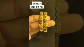 Latest Rp casting bangles design 2022 | Gold bangles design with weight | short video