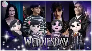 💀 WEDNESDAY ➕ ANGELA 2 || Addams Family || Cosplay Makeover 🖤