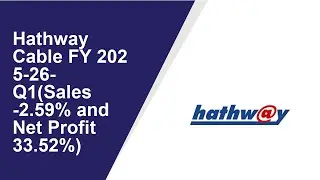 Hathway Cable Standalone Quarterly Result | Q1 Result 2025-26 | Hathway Cable latest news
